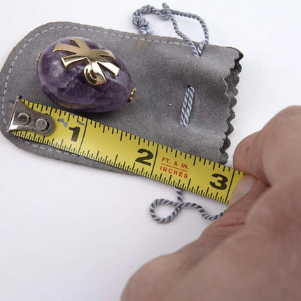 Ilias Lalaounis (1920-2013) 18k gold on Amethyst Easter Egg - Estate Fresh Austin