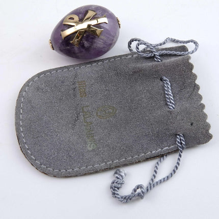 Ilias Lalaounis (1920-2013) 18k gold on Amethyst Easter Egg - Estate Fresh Austin