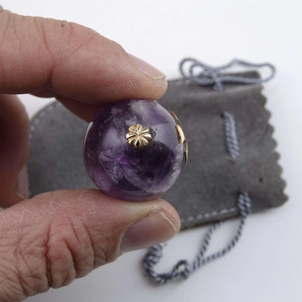 Ilias Lalaounis (1920-2013) 18k gold on Amethyst Easter Egg - Estate Fresh Austin