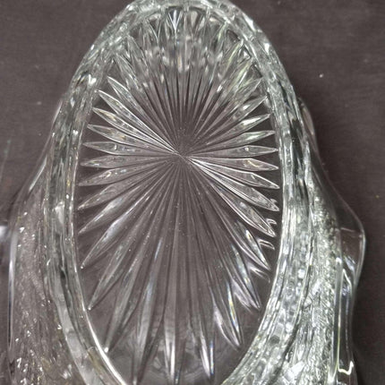 Imperial Cape Cod Large Oval ruffled Console Bowl 11.75" x 8" x 3.75" deep - Estate Fresh Austin