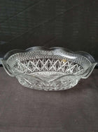Imperial Cape Cod Large Oval ruffled Console Bowl 11.75
