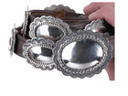 Irvin Paul Sterling Native American Concho belt - Estate Fresh Austin
