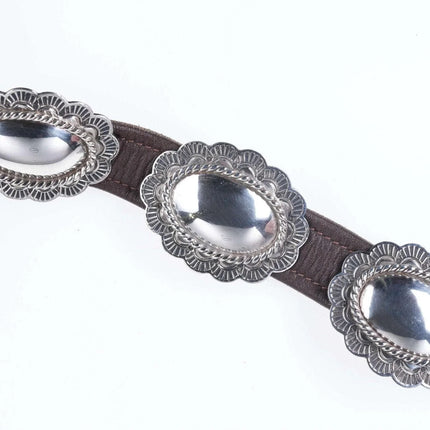 Irvin Paul Sterling Native American Concho belt - Estate Fresh Austin