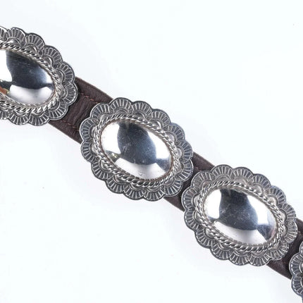 Irvin Paul Sterling Native American Concho belt - Estate Fresh Austin