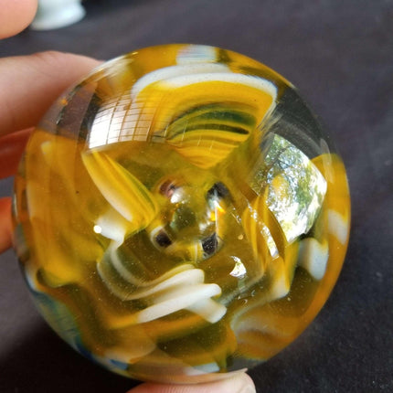 Irving J Slotchiver Nashville Art Glass Paperweight Deceased Studio Glass Artist - Estate Fresh Austin