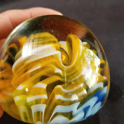 Irving J Slotchiver Nashville Art Glass Paperweight Deceased Studio Glass Artist - Estate Fresh Austin