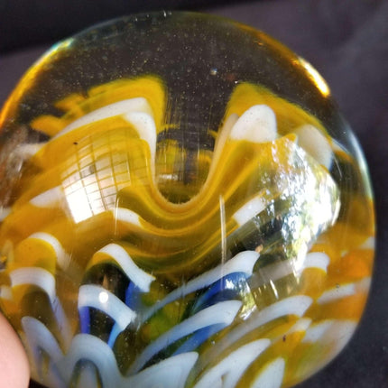 Irving J Slotchiver Nashville Art Glass Paperweight Deceased Studio Glass Artist - Estate Fresh Austin