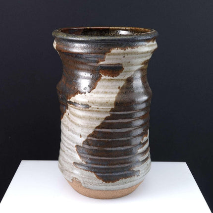 Ishmael Soto(1932 - 2017) Austin Texas Studio Pottery Abstract Vase - Estate Fresh Austin