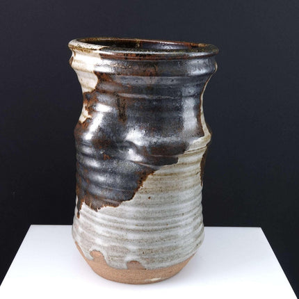 Ishmael Soto(1932 - 2017) Austin Texas Studio Pottery Abstract Vase - Estate Fresh Austin