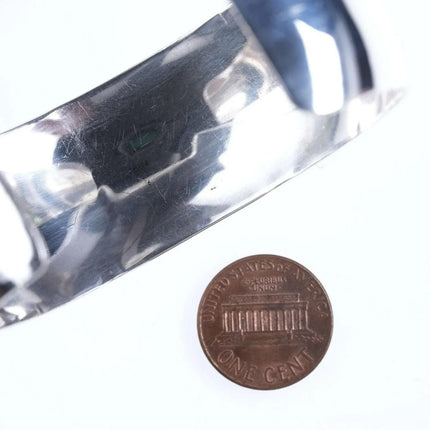 J Wright Modernist Southwestern sterling cuff bracelet - Estate Fresh Austin