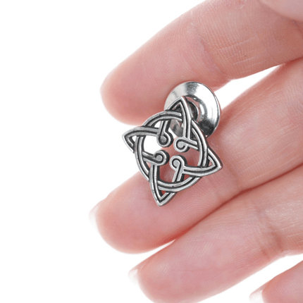 James Avery Descending Dove earrings and Celtic knot lapel pin/tie tac in sterling - Estate Fresh Austin