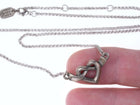 James Avery Sterling heart knot necklace a - Estate Fresh Austin