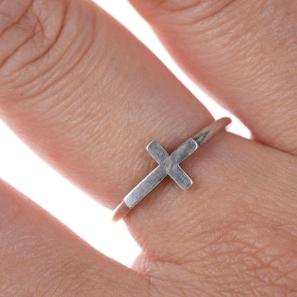 James Avery Sterling Horizon cross ring - Estate Fresh Austin