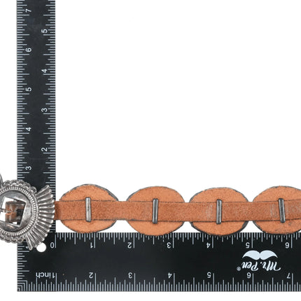 James Reid sterling silver concho belt - Estate Fresh Austin