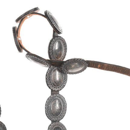 James Reid sterling silver concho belt - Estate Fresh Austin