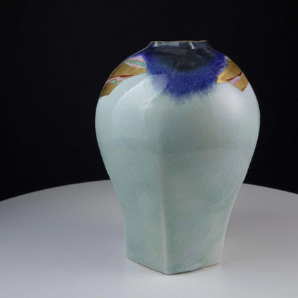 Japanese Rokusan-Saku decorated Art pottery Vase - Estate Fresh Austin