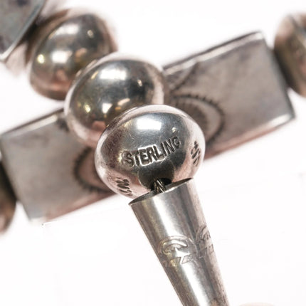 Jasper Nelson Navajo Pearl sterling beaded necklace - Estate Fresh Austin