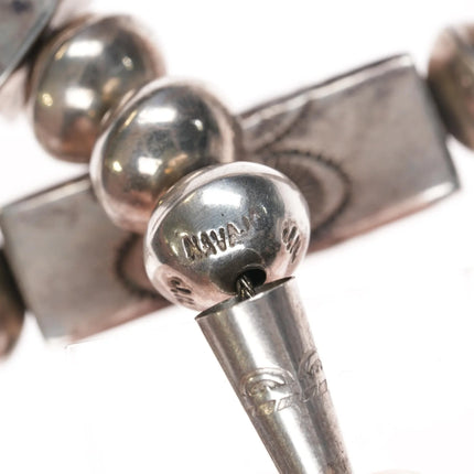 Jasper Nelson Navajo Pearl sterling beaded necklace - Estate Fresh Austin