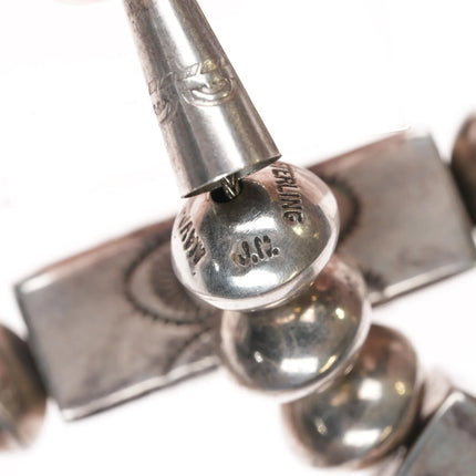 Jasper Nelson Navajo Pearl sterling beaded necklace - Estate Fresh Austin