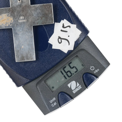 JB Southwestern sterling amethyst hearts cross pendant - Estate Fresh Austin