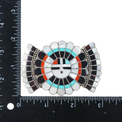 JD Massie Zuni sunface sterling belt buckle - Estate Fresh Austin