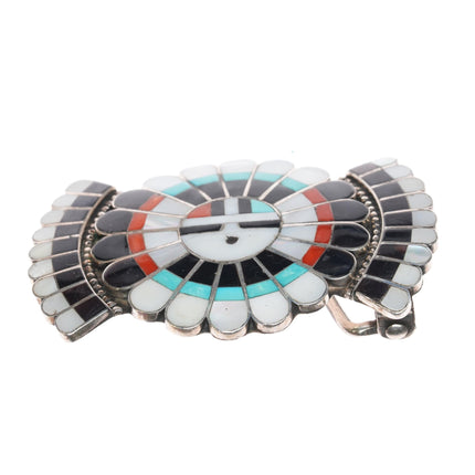 JD Massie Zuni sunface sterling belt buckle - Estate Fresh Austin