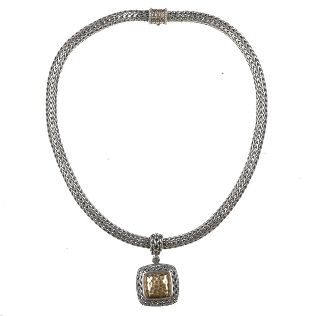 John Hardy Palu 22k, 18k, and Sterling Necklace and Pendant set - Estate Fresh Austin