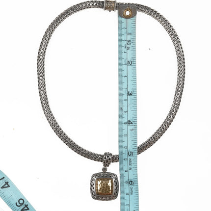 John Hardy Palu 22k, 18k, and Sterling Necklace and Pendant set - Estate Fresh Austin