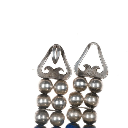 John McCray Navajo Sterling denim lapis choker necklace - Estate Fresh Austin