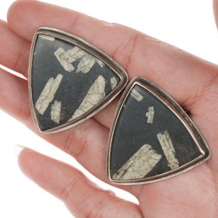 Jondell Spain and Mexican Mid Century Sterling earrings - Estate Fresh Austin