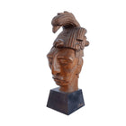 Jose Pinal (1913-1983) Carved Aztec Warrior Figure listed Mexican Artist 11