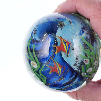 Joseph Morel Zellique Fish Deep Sea paperweight 1995 - Estate Fresh Austin