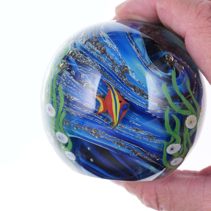 Joseph Morel Zellique Fish Deep Sea paperweight 1995 - Estate Fresh Austin