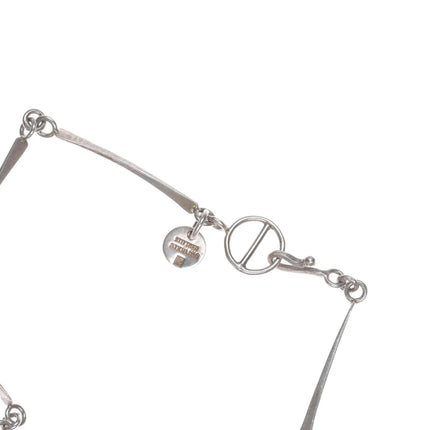 Karl Heinz Stittgen (1930 - 2023) 18k/Sterling chrysocolla pendant/necklace - Estate Fresh Austin