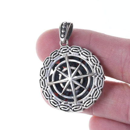 Keith Jack 10k/Sterling Celtic Compass pendant - Estate Fresh Austin