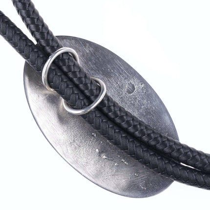 Kelsey Jimmie Navajo 18k Accented Sterling and turquoise Oversized spider bolo t - Estate Fresh Austin