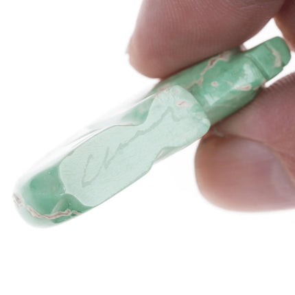 Kenny Chavez Zuni Variscite bear fetish - Estate Fresh Austin