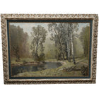 Konstanty Mackiewicz (Polish, 1894–1985) Huge Mid Century Modern Forest Landscap - Estate Fresh Austin