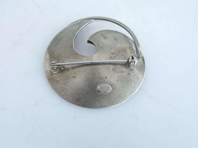 Kordes & Lichtenfels 835 Silver Mid Century Modern brooch pin - Estate Fresh Austin
