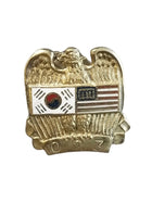 Korean war Badge 14k Gold Solid 5.6 grams - Estate Fresh Austin