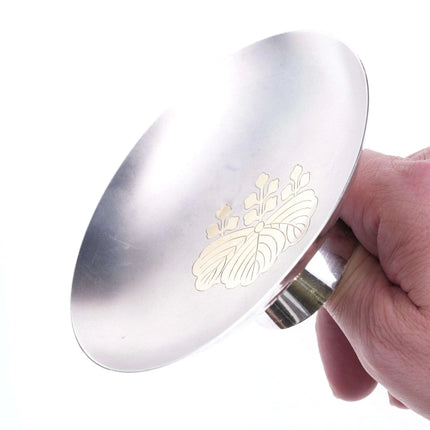 Koshiro Ueki Minister of Justice Presented Pure Silver Sake Cup - Estate Fresh Austin