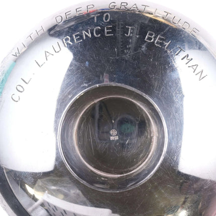 Koshiro Ueki Minister of Justice Presented Pure Silver Sake Cup - Estate Fresh Austin