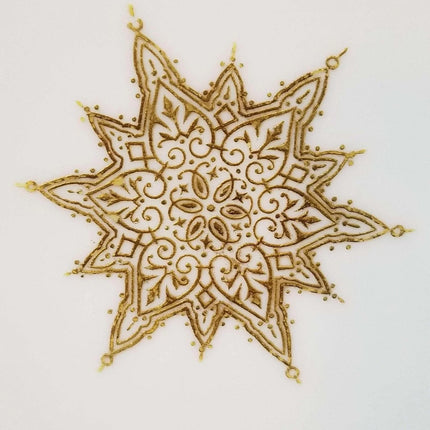 L Straus & Sons Cobalt Limoges Plate 8 3/8" Hand Painted heavy gold c.1900 - Estate Fresh Austin