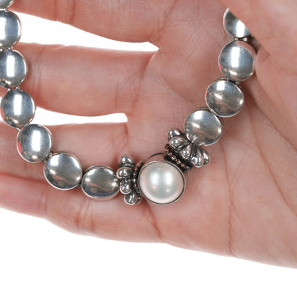 Lagos Caviar 18k/Sterling Mabe Pearl necklace - Estate Fresh Austin