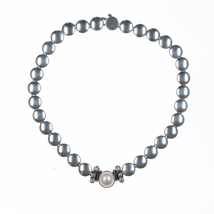 Lagos Caviar 18k/Sterling Mabe Pearl necklace - Estate Fresh Austin