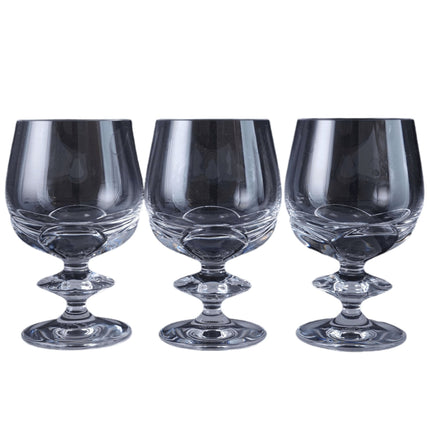 Lalique Blois(1981 - 1996) French Crystal Sherry Glasses 4.75" x 2.5" rim (3) - Estate Fresh Austin