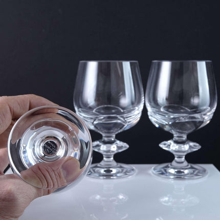 Lalique Blois(1981 - 1996) French Crystal Sherry Glasses 4.75" x 2.5" rim (3) - Estate Fresh Austin