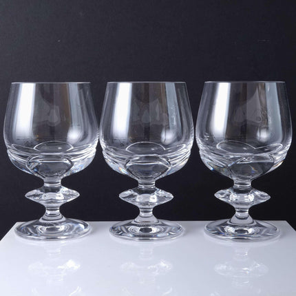 Lalique Blois(1981 - 1996) French Crystal Sherry Glasses 4.75" x 2.5" rim (3) - Estate Fresh Austin