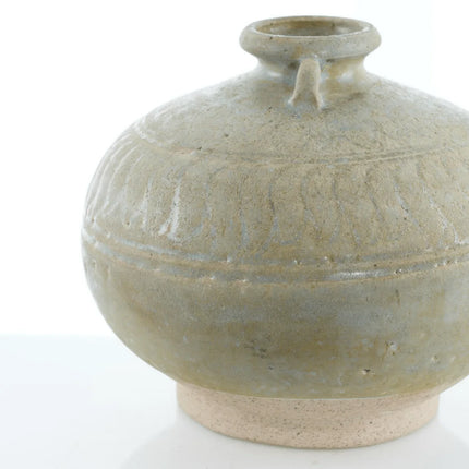 Large 15th Century Thai Sawankhalok Celadon Jar - Estate Fresh Austin