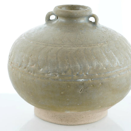 Large 15th Century Thai Sawankhalok Celadon Jar - Estate Fresh Austin